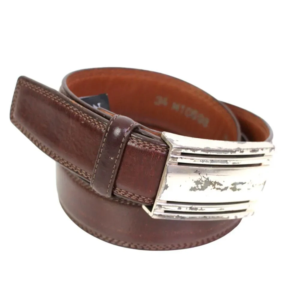 BRIGHTON BROWN GENUINE LEATHER 1 1/4